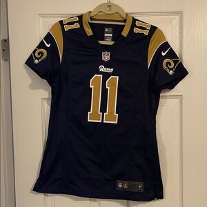 Nike Navy and Gold Rams Jersey